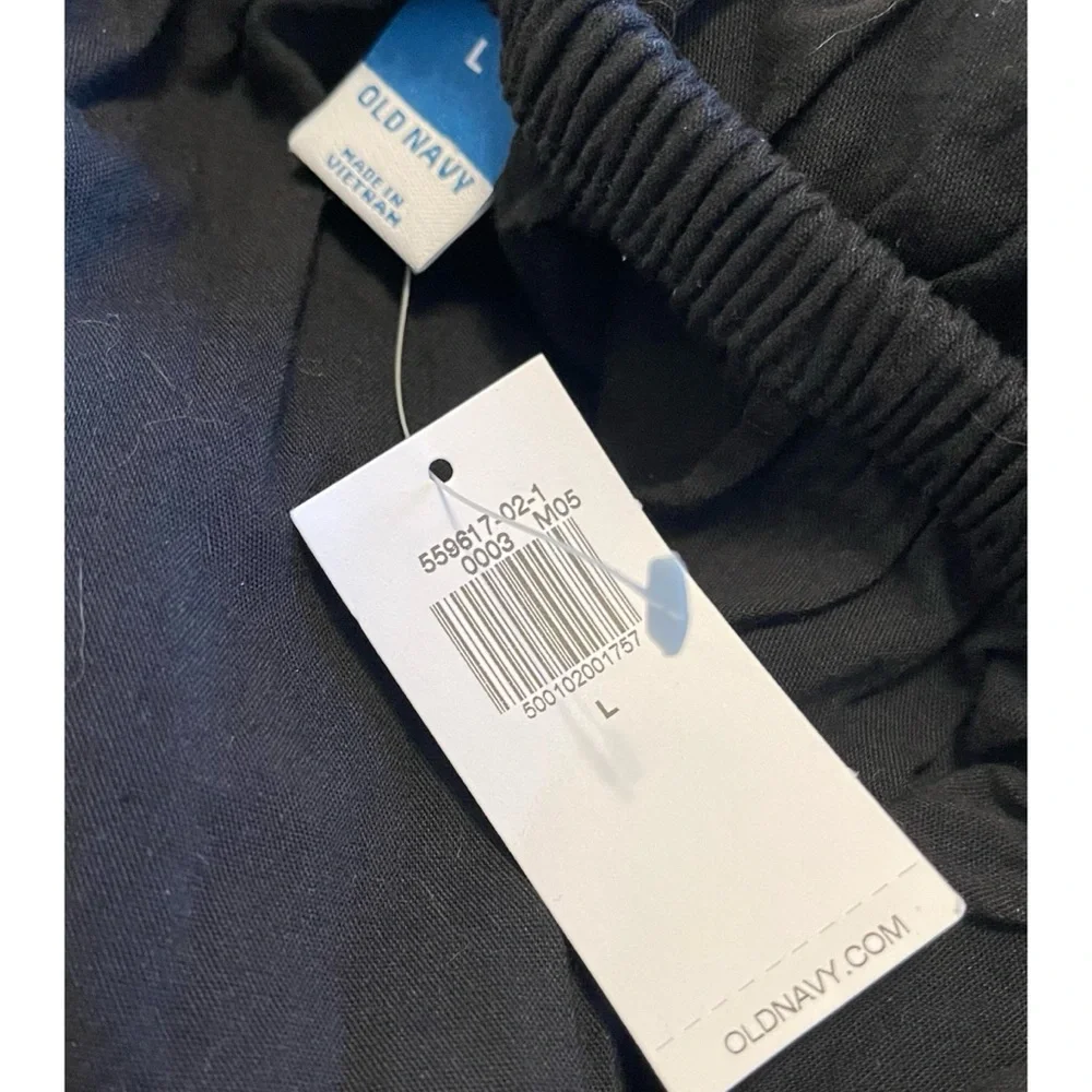 ❤️ NWT! Old Navy Black Smocked Waist Off the Shoulder Maxi Dress - Picture 7 of 10